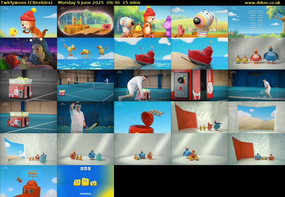 Twirlywoos (CBeebies) Monday 9 June 2025 09:30 - 09:45