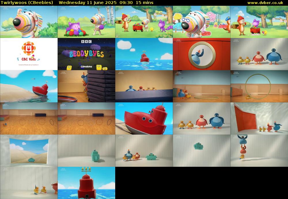 Twirlywoos (CBeebies) Wednesday 11 June 2025 09:30 - 09:45