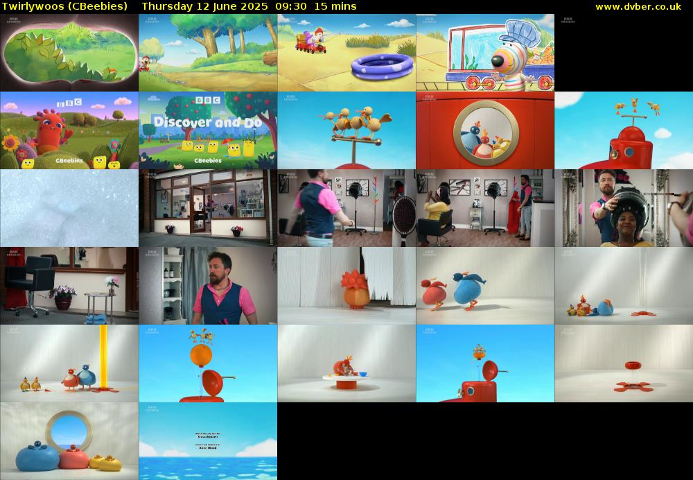 Twirlywoos (CBeebies) Thursday 12 June 2025 09:30 - 09:45