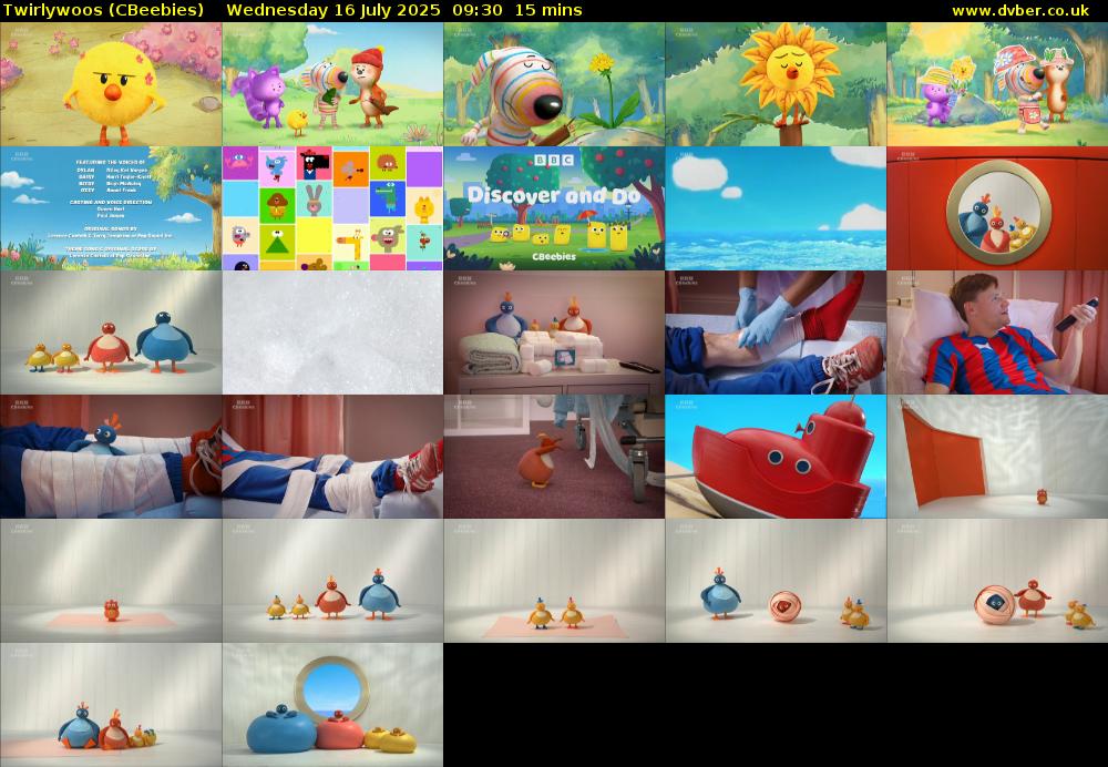 Twirlywoos (CBeebies) Wednesday 16 July 2025 09:30 - 09:45