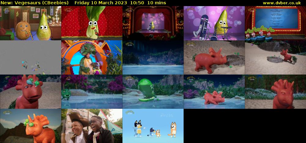 Vegesaurs (CBeebies) Friday 10 March 2023 10:50 - 11:00
