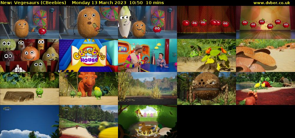 Vegesaurs (CBeebies) Monday 13 March 2023 10:50 - 11:00