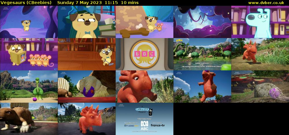 Vegesaurs (CBeebies) Sunday 7 May 2023 11:15 - 11:25