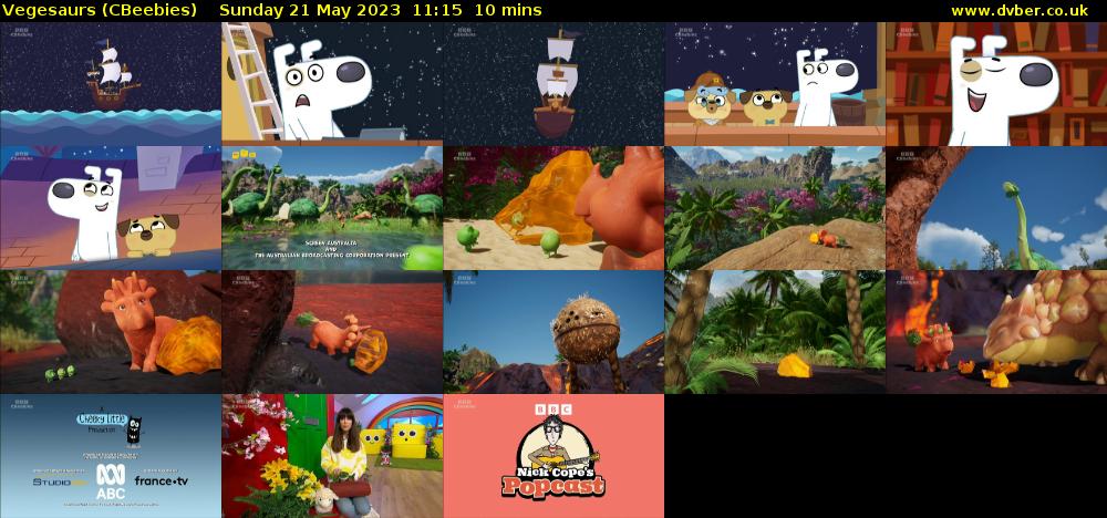 Vegesaurs (CBeebies) Sunday 21 May 2023 11:15 - 11:25