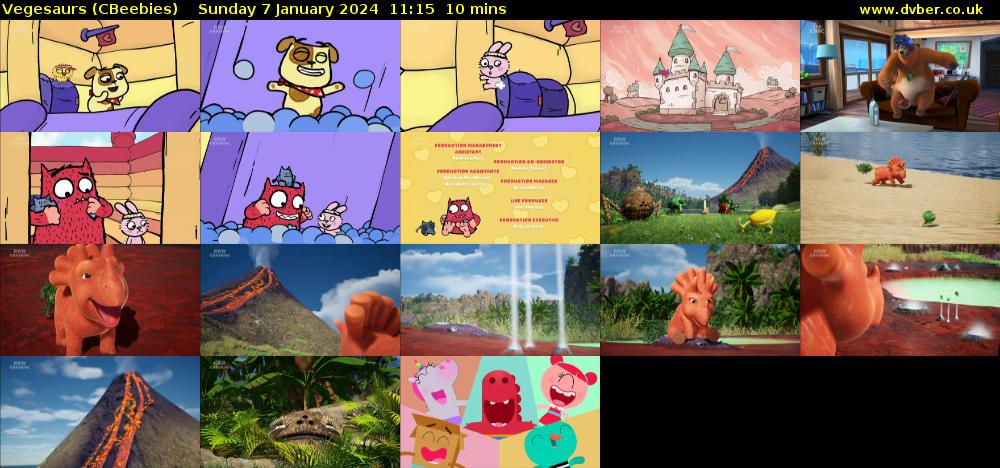 Vegesaurs (CBeebies) Sunday 7 January 2024 11:15 - 11:25