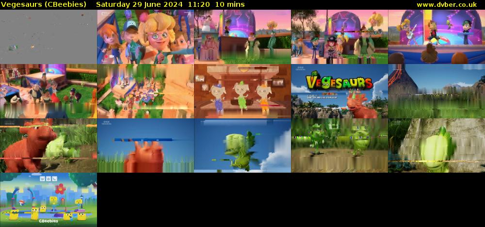 Vegesaurs (CBeebies) Saturday 29 June 2024 11:20 - 11:30