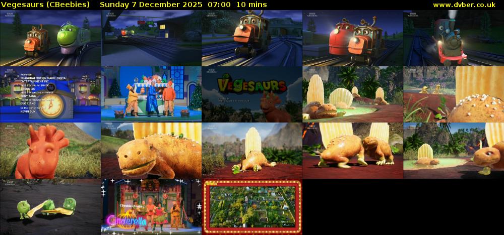 Vegesaurs (CBeebies) Sunday 7 December 2025 07:00 - 07:10