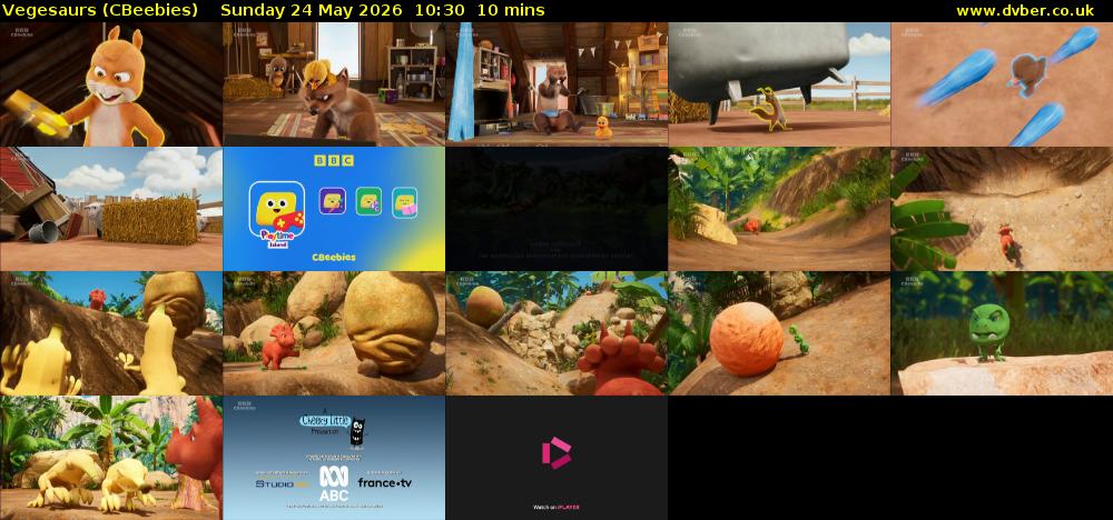Vegesaurs (CBeebies) Sunday 24 May 2026 10:30 - 10:40