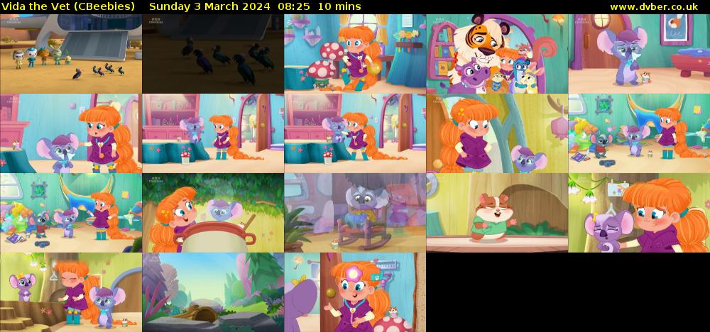 Vida the Vet (CBeebies) Sunday 3 March 2024 08:25 - 08:35