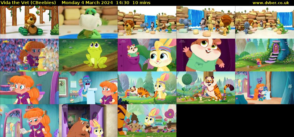 Vida the Vet (CBeebies) Monday 4 March 2024 14:30 - 14:40
