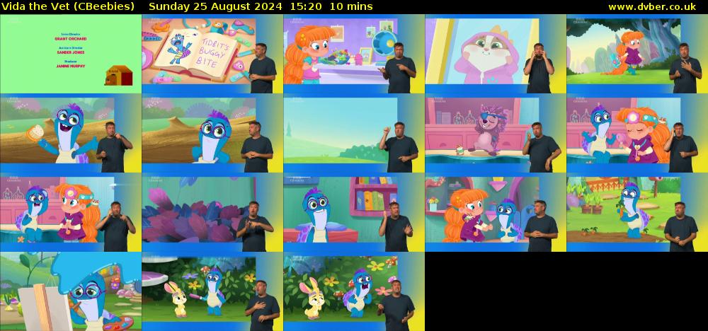 Vida the Vet (CBeebies) Sunday 25 August 2024 15:20 - 15:30