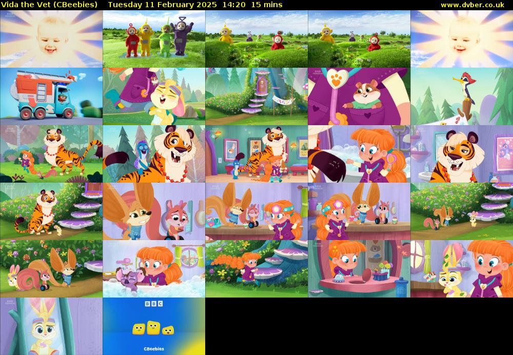 Vida the Vet (CBeebies) Tuesday 11 February 2025 14:20 - 14:35
