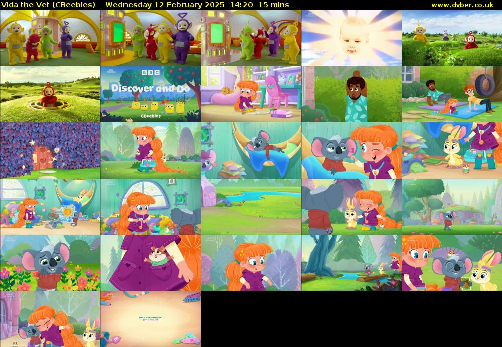 Vida the Vet (CBeebies) Wednesday 12 February 2025 14:20 - 14:35