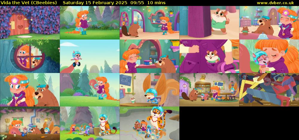 Vida the Vet (CBeebies) Saturday 15 February 2025 09:55 - 10:05