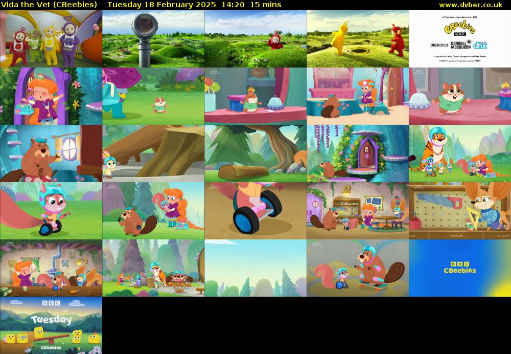 Vida the Vet (CBeebies) Tuesday 18 February 2025 14:20 - 14:35