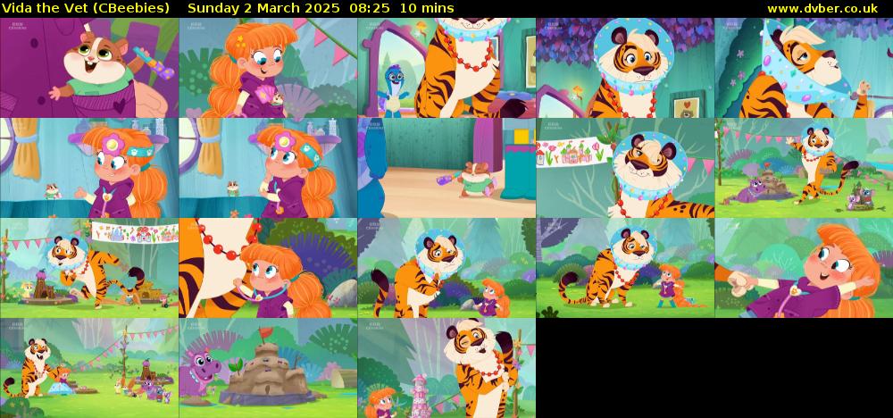 Vida the Vet (CBeebies) Sunday 2 March 2025 08:25 - 08:35