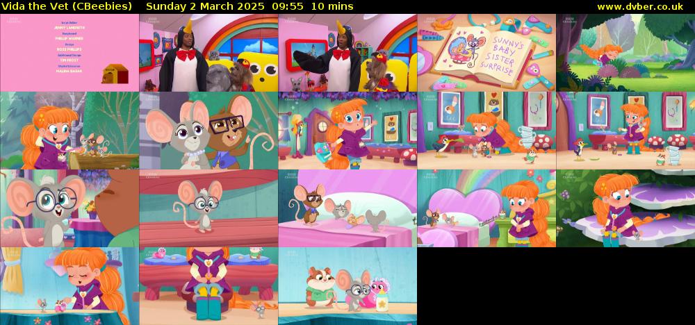 Vida the Vet (CBeebies) Sunday 2 March 2025 09:55 - 10:05