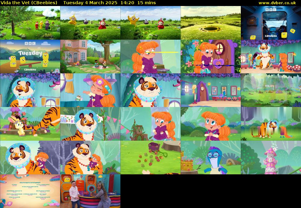 Vida the Vet (CBeebies) Tuesday 4 March 2025 14:20 - 14:35