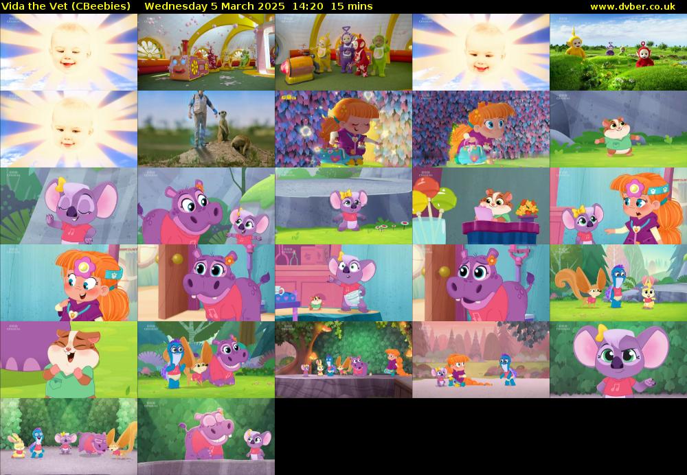 Vida the Vet (CBeebies) Wednesday 5 March 2025 14:20 - 14:35