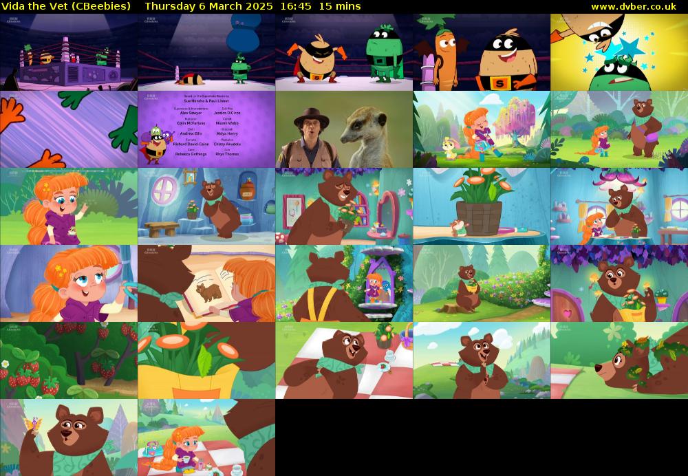 Vida the Vet (CBeebies) Thursday 6 March 2025 16:45 - 17:00