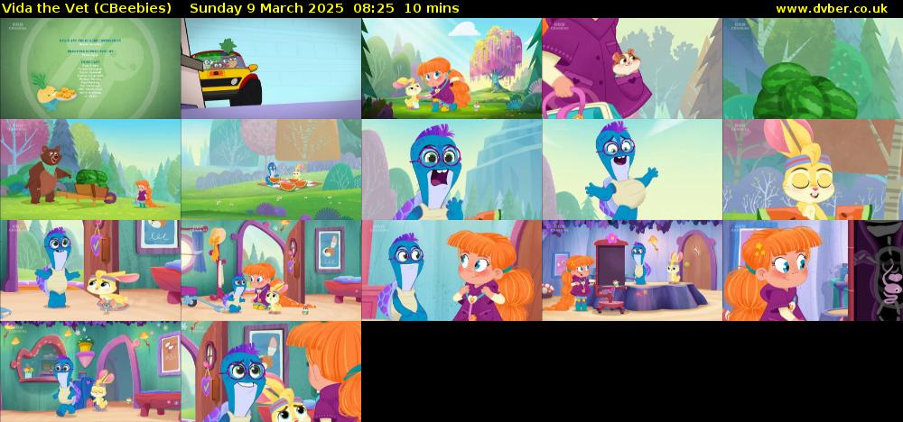 Vida the Vet (CBeebies) Sunday 9 March 2025 08:25 - 08:35
