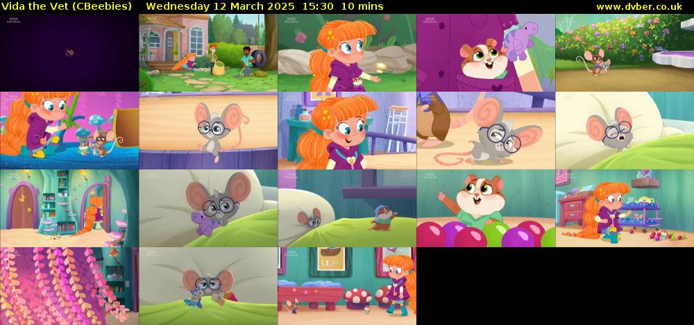 Vida the Vet (CBeebies) Wednesday 12 March 2025 15:30 - 15:40