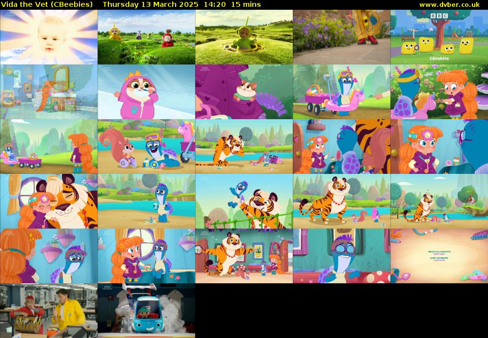Vida the Vet (CBeebies) Thursday 13 March 2025 14:20 - 14:35