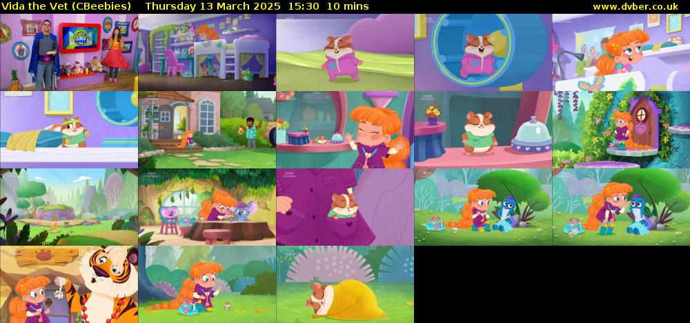 Vida the Vet (CBeebies) Thursday 13 March 2025 15:30 - 15:40