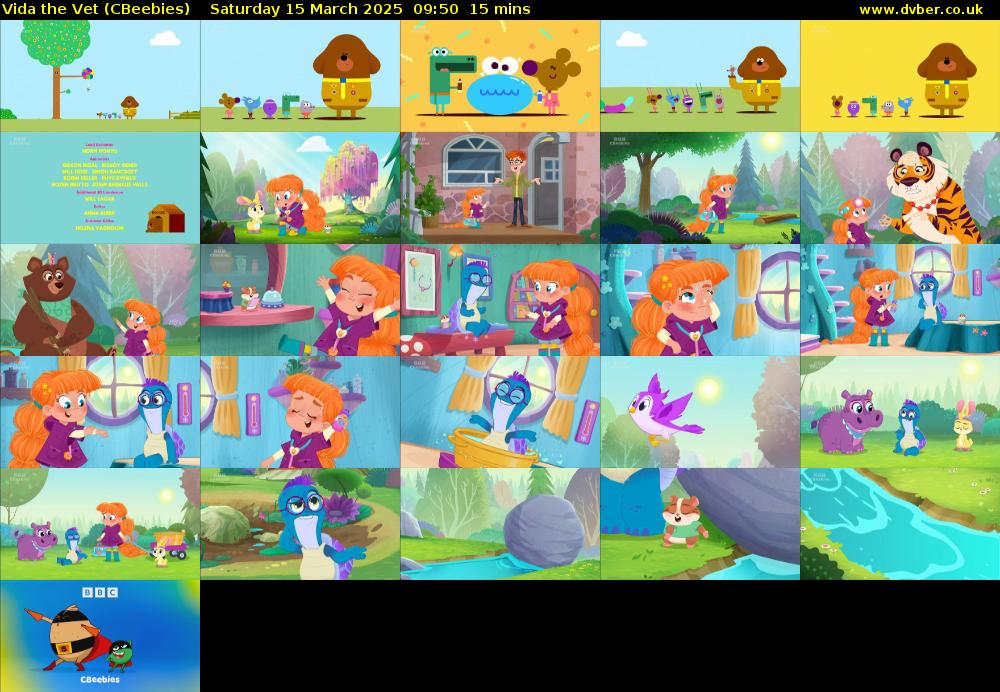 Vida the Vet (CBeebies) Saturday 15 March 2025 09:50 - 10:05