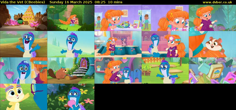 Vida the Vet (CBeebies) Sunday 16 March 2025 08:25 - 08:35