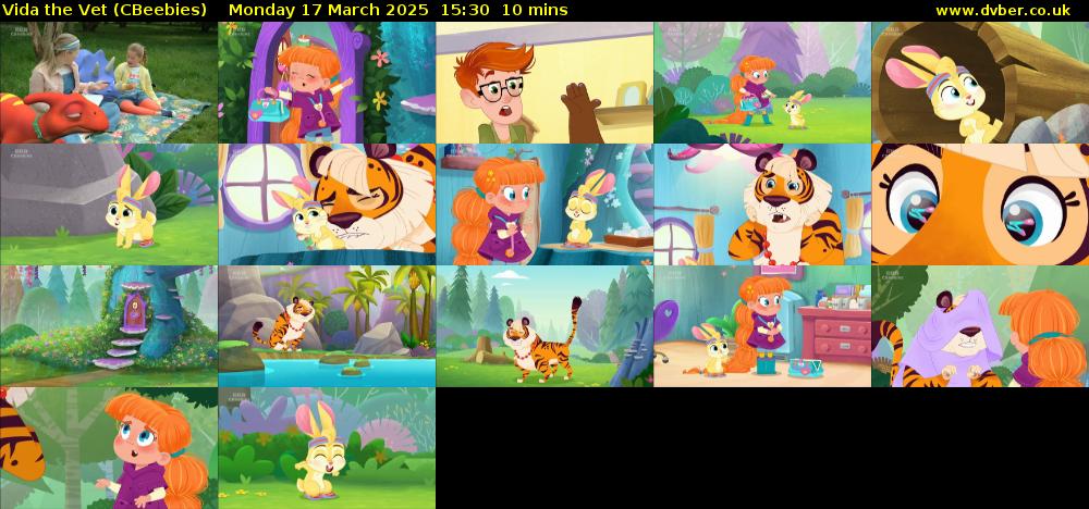 Vida the Vet (CBeebies) Monday 17 March 2025 15:30 - 15:40