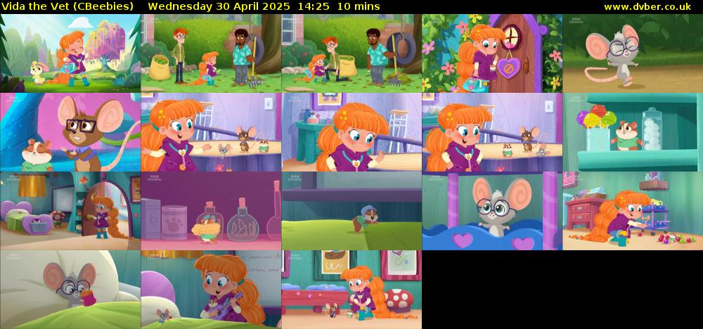 Vida the Vet (CBeebies) Wednesday 30 April 2025 14:25 - 14:35