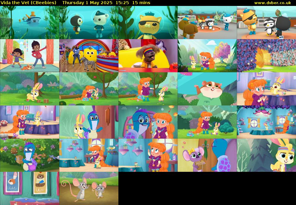 Vida the Vet (CBeebies) Thursday 1 May 2025 15:25 - 15:40