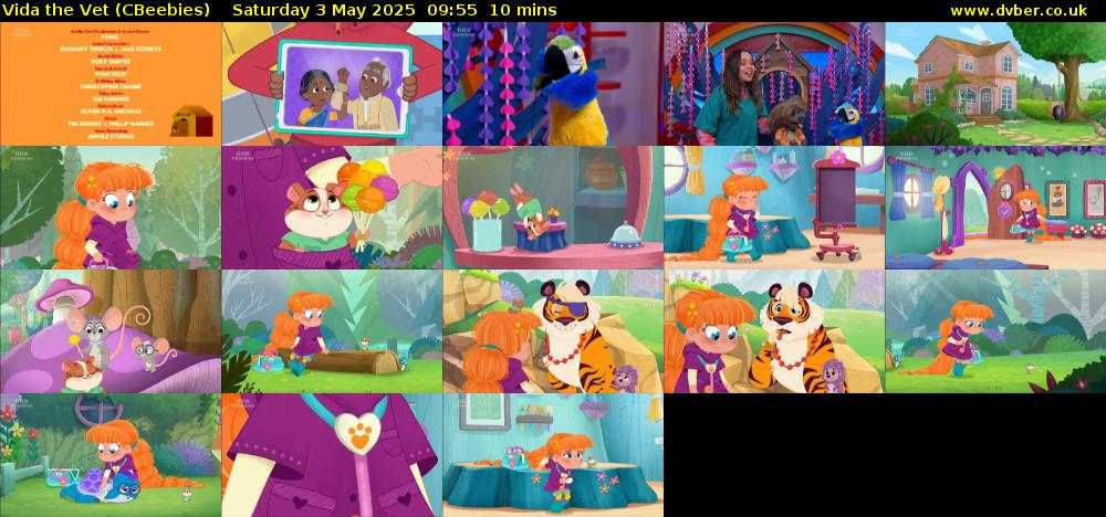 Vida the Vet (CBeebies) Saturday 3 May 2025 09:55 - 10:05