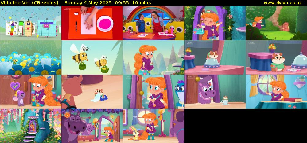Vida the Vet (CBeebies) Sunday 4 May 2025 09:55 - 10:05