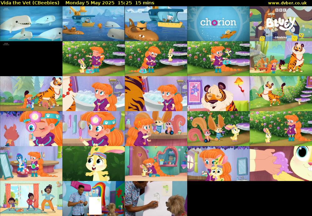Vida the Vet (CBeebies) Monday 5 May 2025 15:25 - 15:40