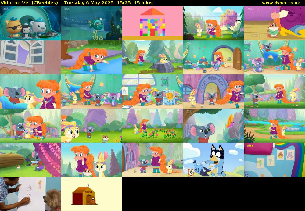 Vida the Vet (CBeebies) Tuesday 6 May 2025 15:25 - 15:40