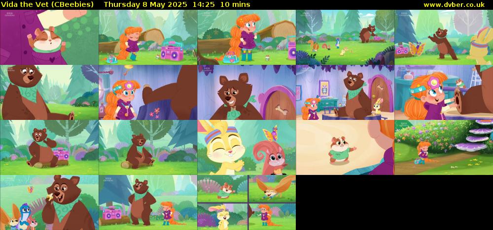 Vida the Vet (CBeebies) Thursday 8 May 2025 14:25 - 14:35