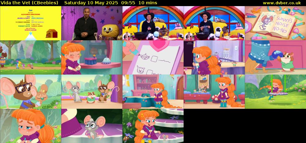 Vida the Vet (CBeebies) Saturday 10 May 2025 09:55 - 10:05
