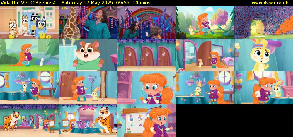 Vida the Vet (CBeebies) Saturday 17 May 2025 09:55 - 10:05