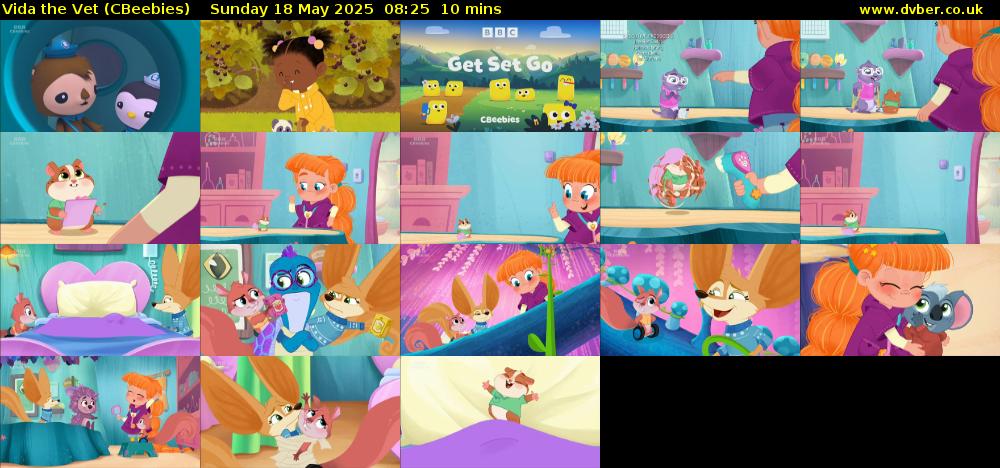 Vida the Vet (CBeebies) Sunday 18 May 2025 08:25 - 08:35