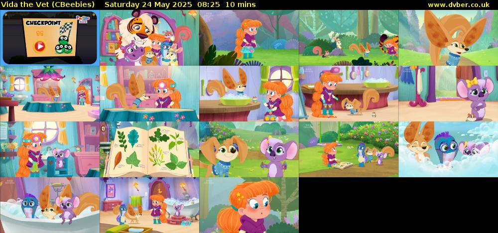 Vida the Vet (CBeebies) Saturday 24 May 2025 08:25 - 08:35