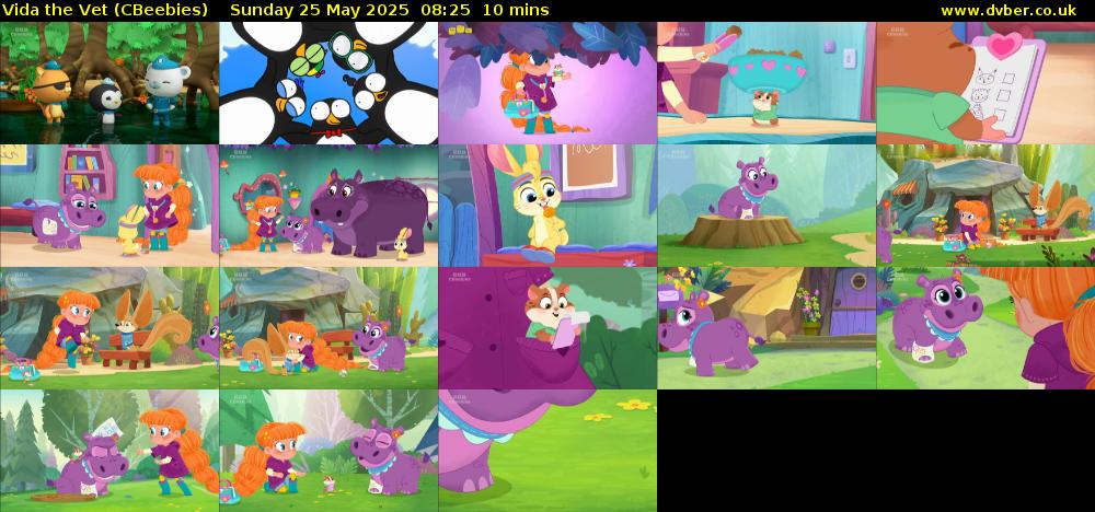 Vida the Vet (CBeebies) Sunday 25 May 2025 08:25 - 08:35