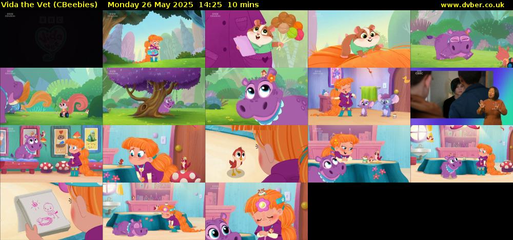 Vida the Vet (CBeebies) Monday 26 May 2025 14:25 - 14:35