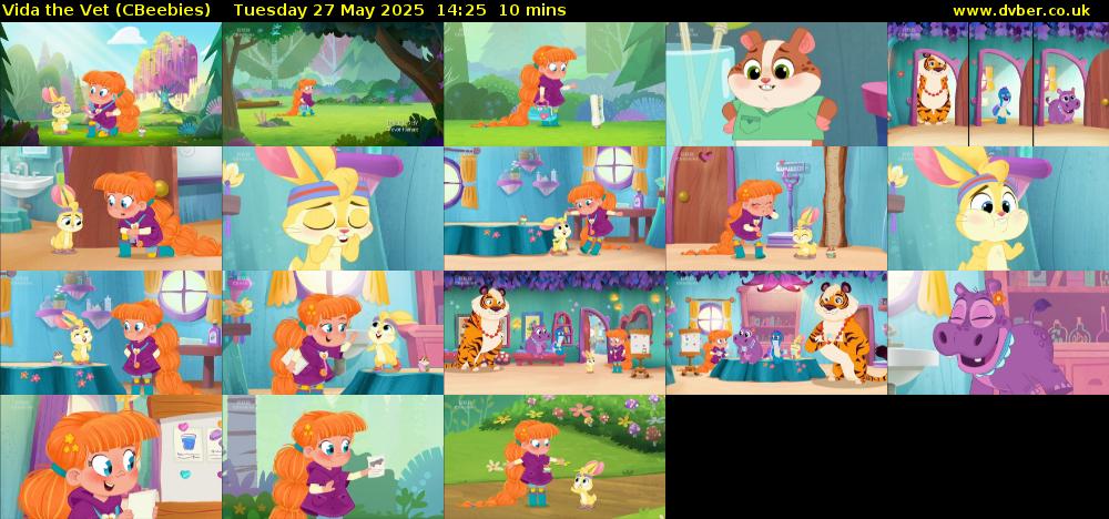 Vida the Vet (CBeebies) Tuesday 27 May 2025 14:25 - 14:35