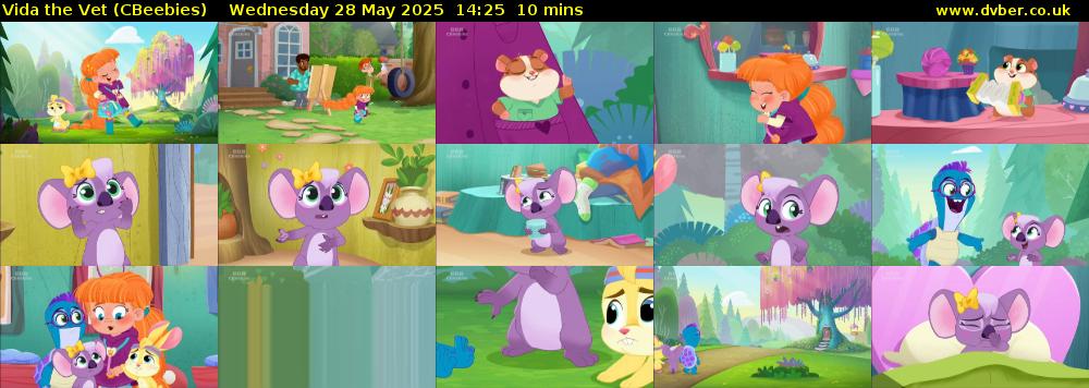Vida the Vet (CBeebies) Wednesday 28 May 2025 14:25 - 14:35