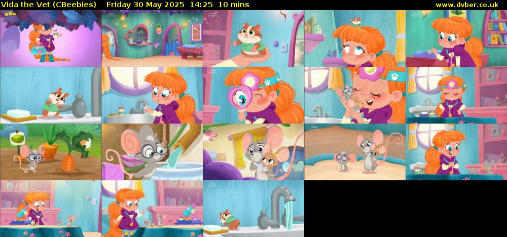 Vida the Vet (CBeebies) Friday 30 May 2025 14:25 - 14:35