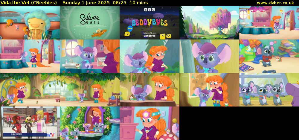 Vida the Vet (CBeebies) Sunday 1 June 2025 08:25 - 08:35