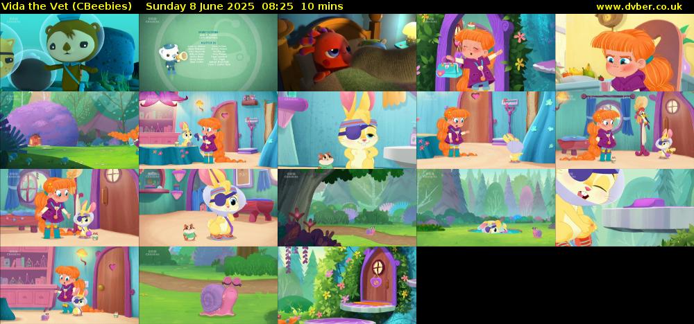 Vida the Vet (CBeebies) Sunday 8 June 2025 08:25 - 08:35