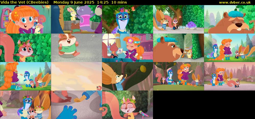Vida the Vet (CBeebies) Monday 9 June 2025 14:25 - 14:35